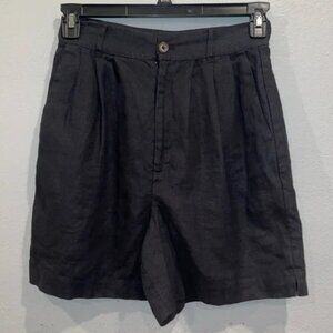 High-Rise Linen Shorts Reformation